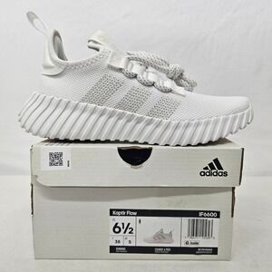 Adidas Kaptir Flow Running Shoes IF6600 White Silver‎ Womens Size 6.5